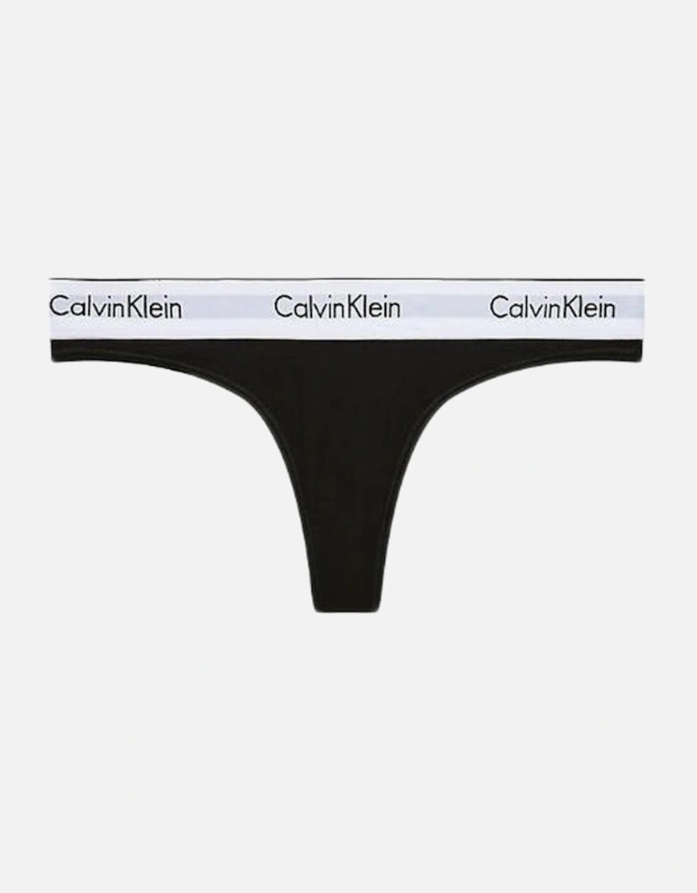 Cotton Modal Blend Briefs and Thong Set Women - Black Underwear