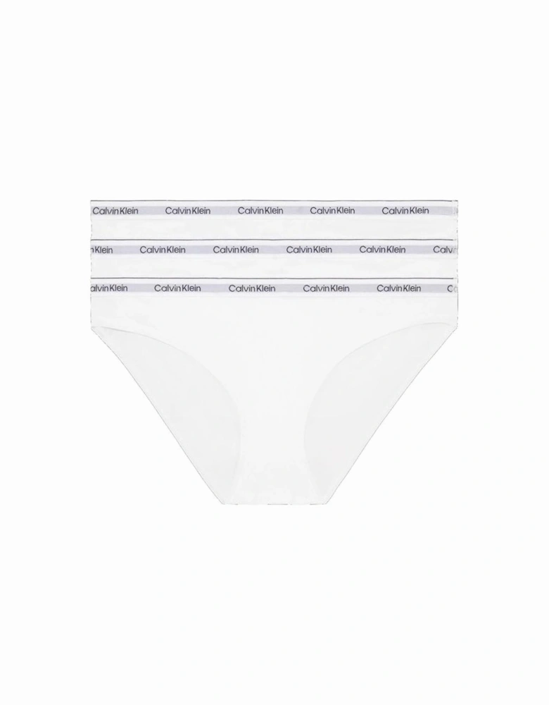 Cotton Blend Briefs and Thong Set Women - White Underwear