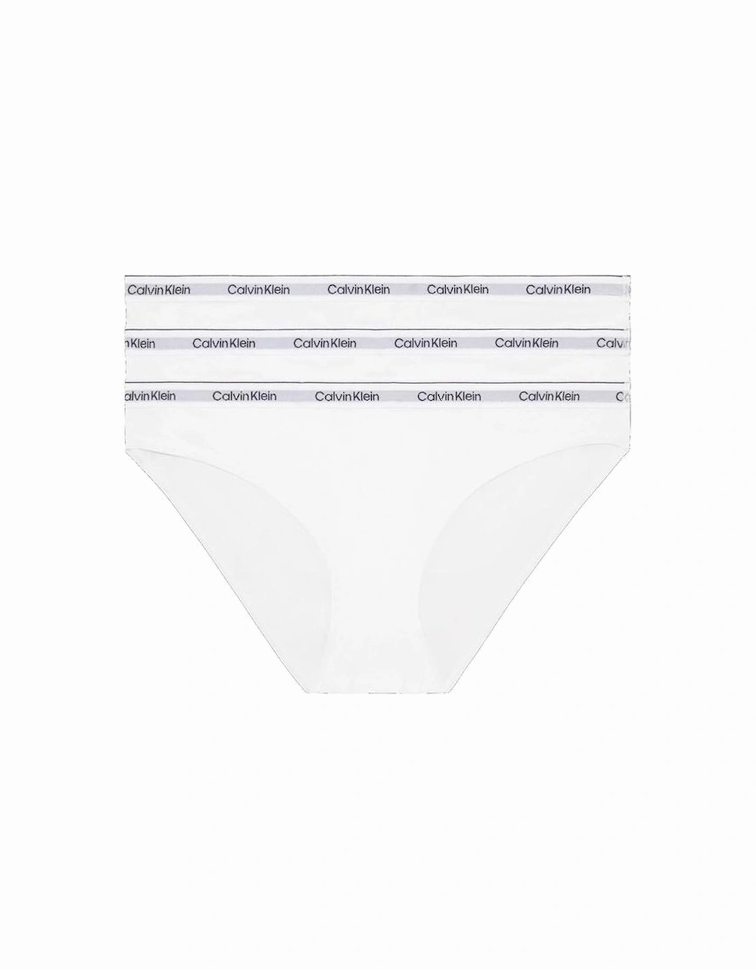 Cotton Blend Briefs and Thong Set Women - White Underwear, 5 of 4