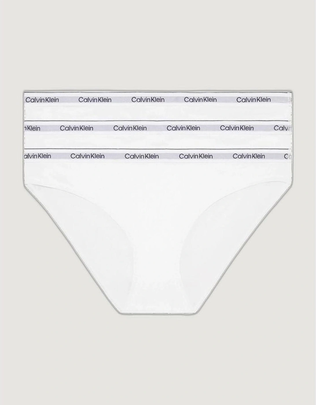 Cotton Blend Briefs and Thong Set Women - White Underwear