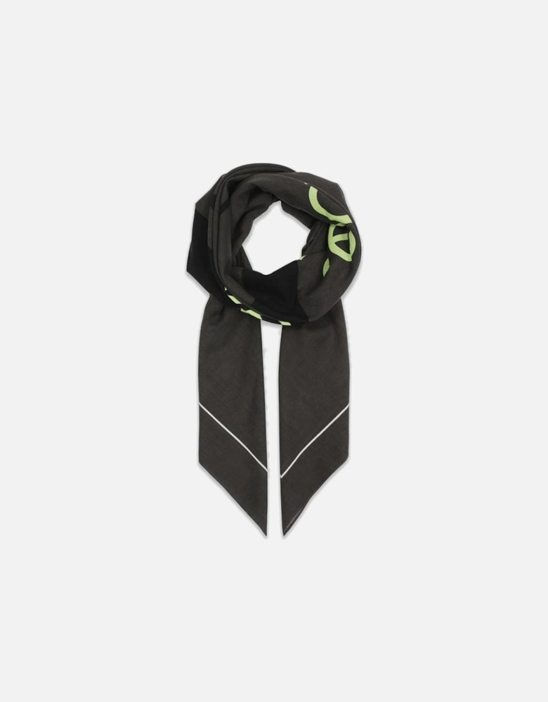 Organic Cotton Pashmina Scarf Women - Black Scarves