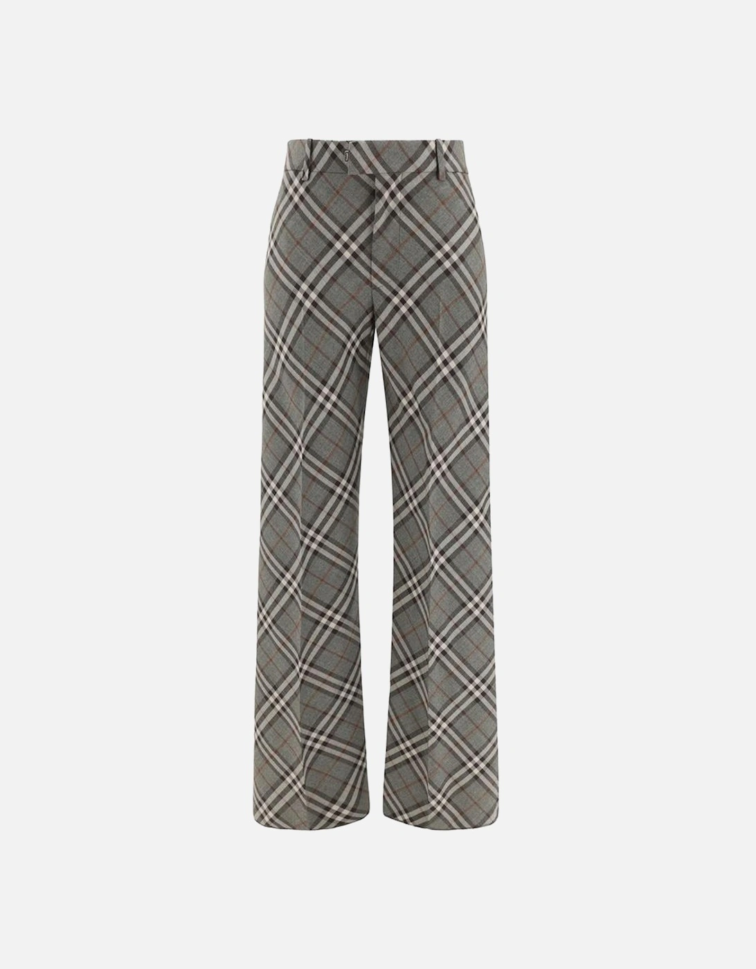 Archive Check Tailored Pants with Belt Loops Women - Gray Jeans, 4 of 3