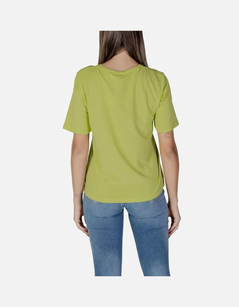 Casual Cotton-Blend T-Shirt Women - Green