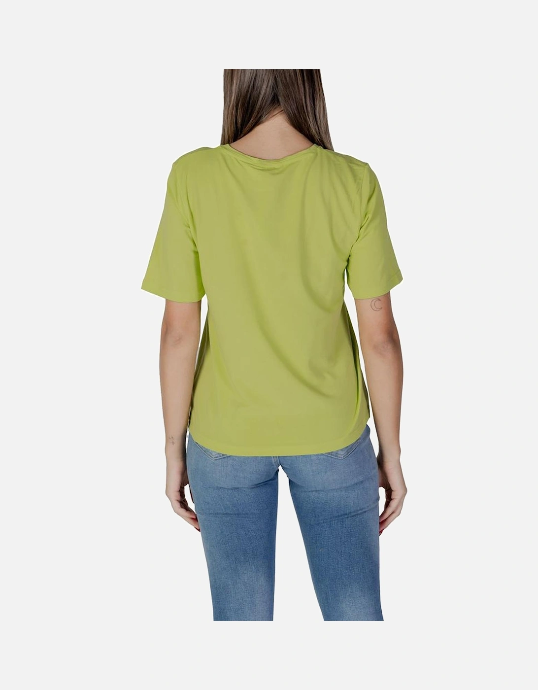 Casual Cotton-Blend T-Shirt Women - Green