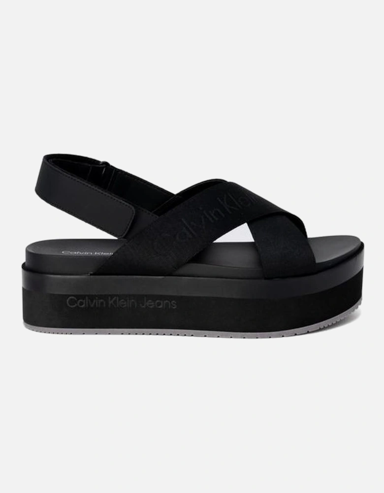 Black Recycled Polyethylene Sandal Women