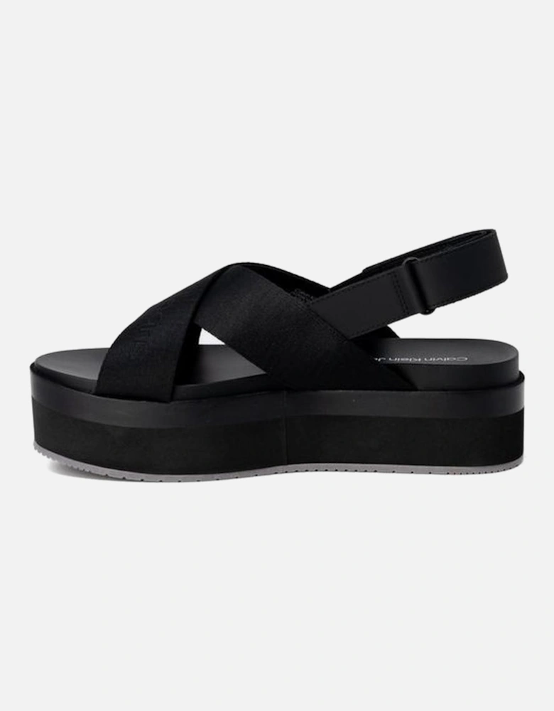 Black Recycled Polyethylene Sandal Women