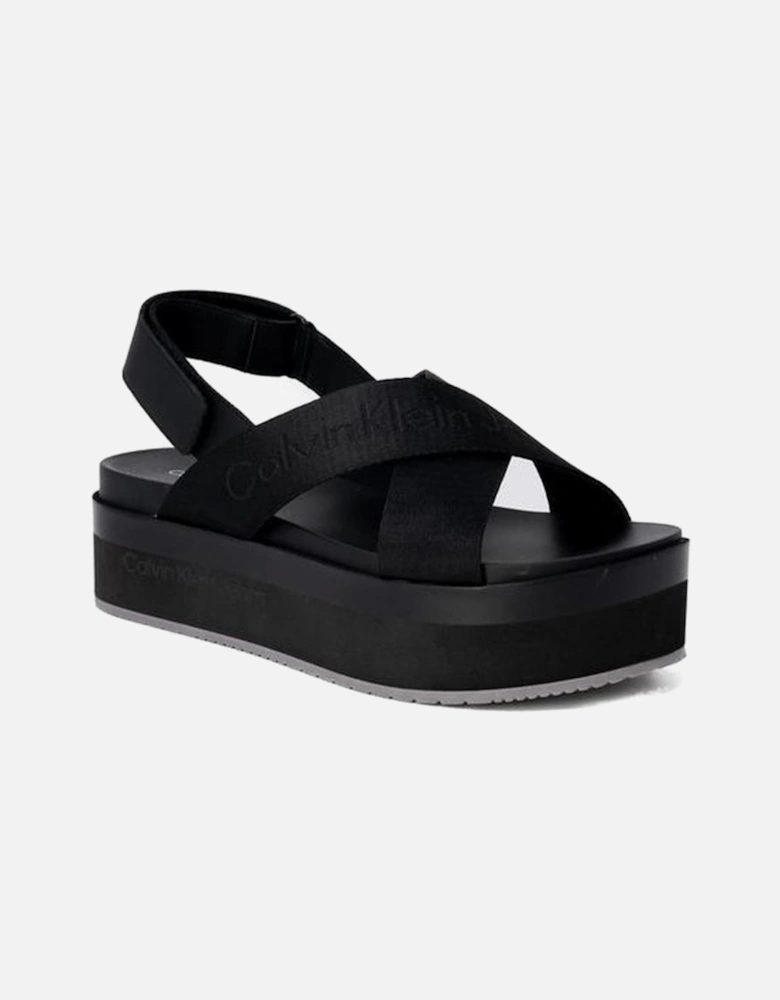 Black Recycled Polyethylene Sandal Women