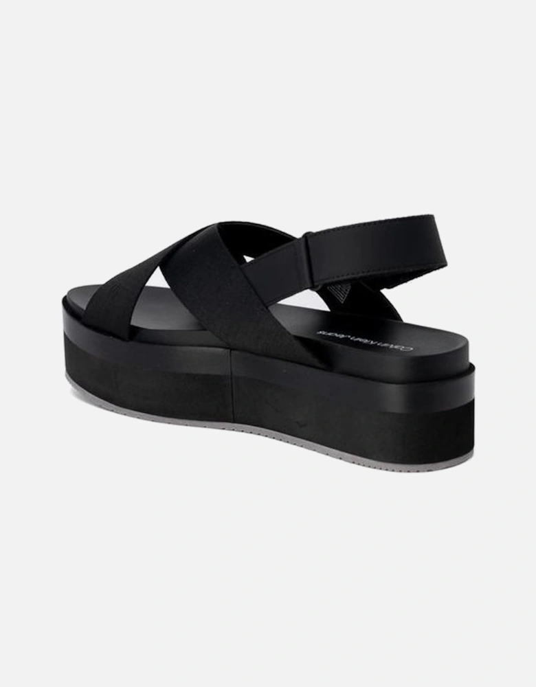 Black Recycled Polyethylene Sandal Women