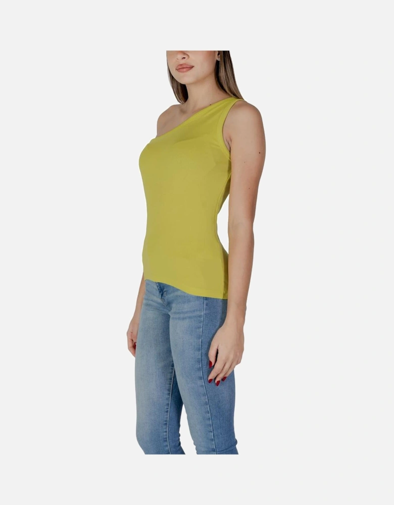 Cotton Modal Blend Graphic T-Shirt Women - Yellow Clothing