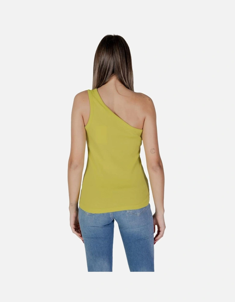Cotton Modal Blend Graphic T-Shirt Women - Yellow Clothing