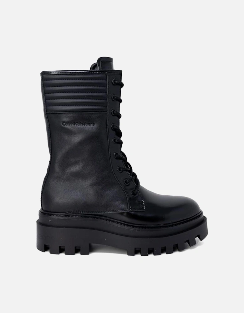 Black Leather Boot Women