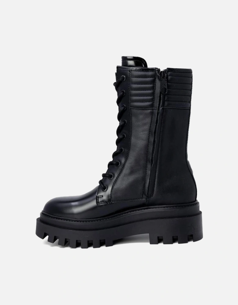 Black Leather Boot Women