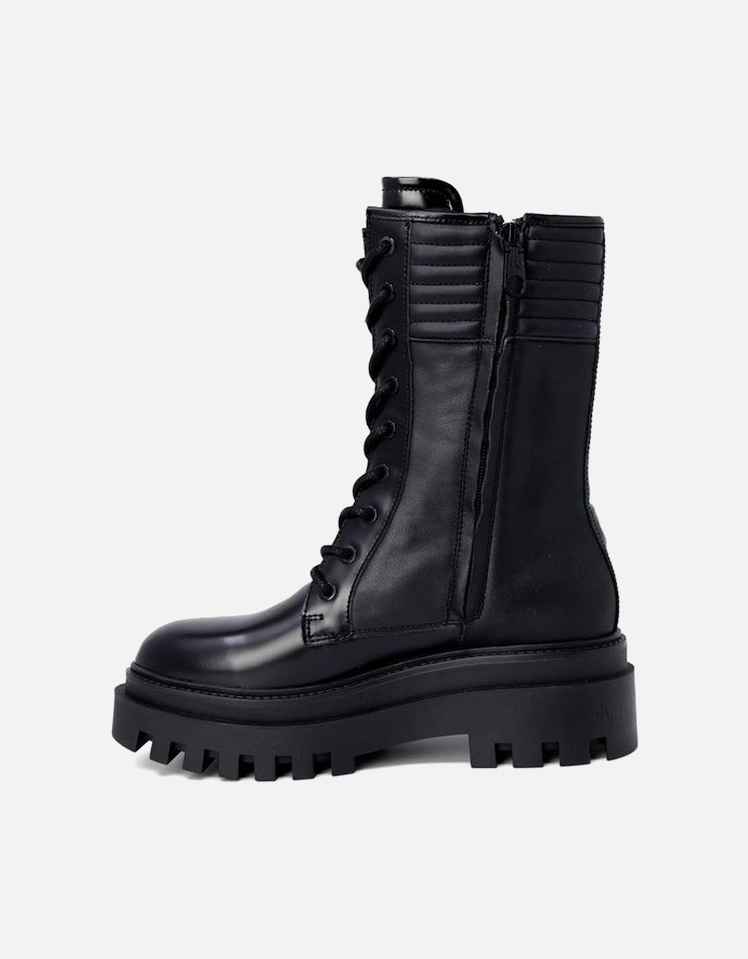 Black Leather Boot Women