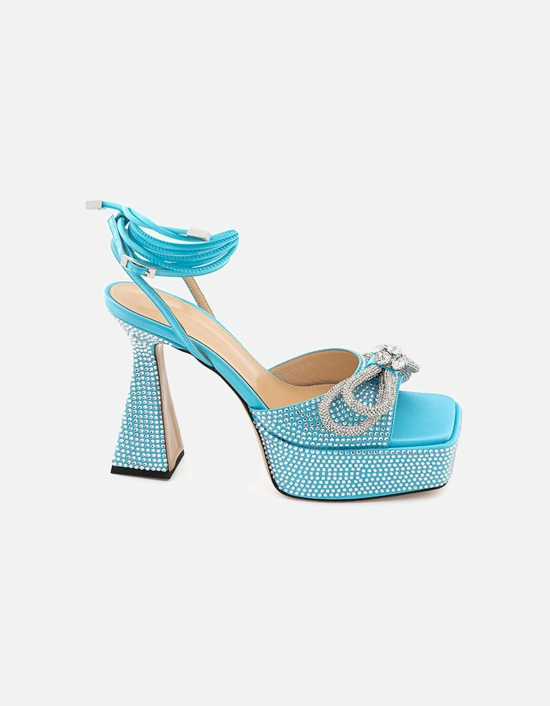 Light Blue Leather Platforms & Wedge Women Platform, 7 of 6