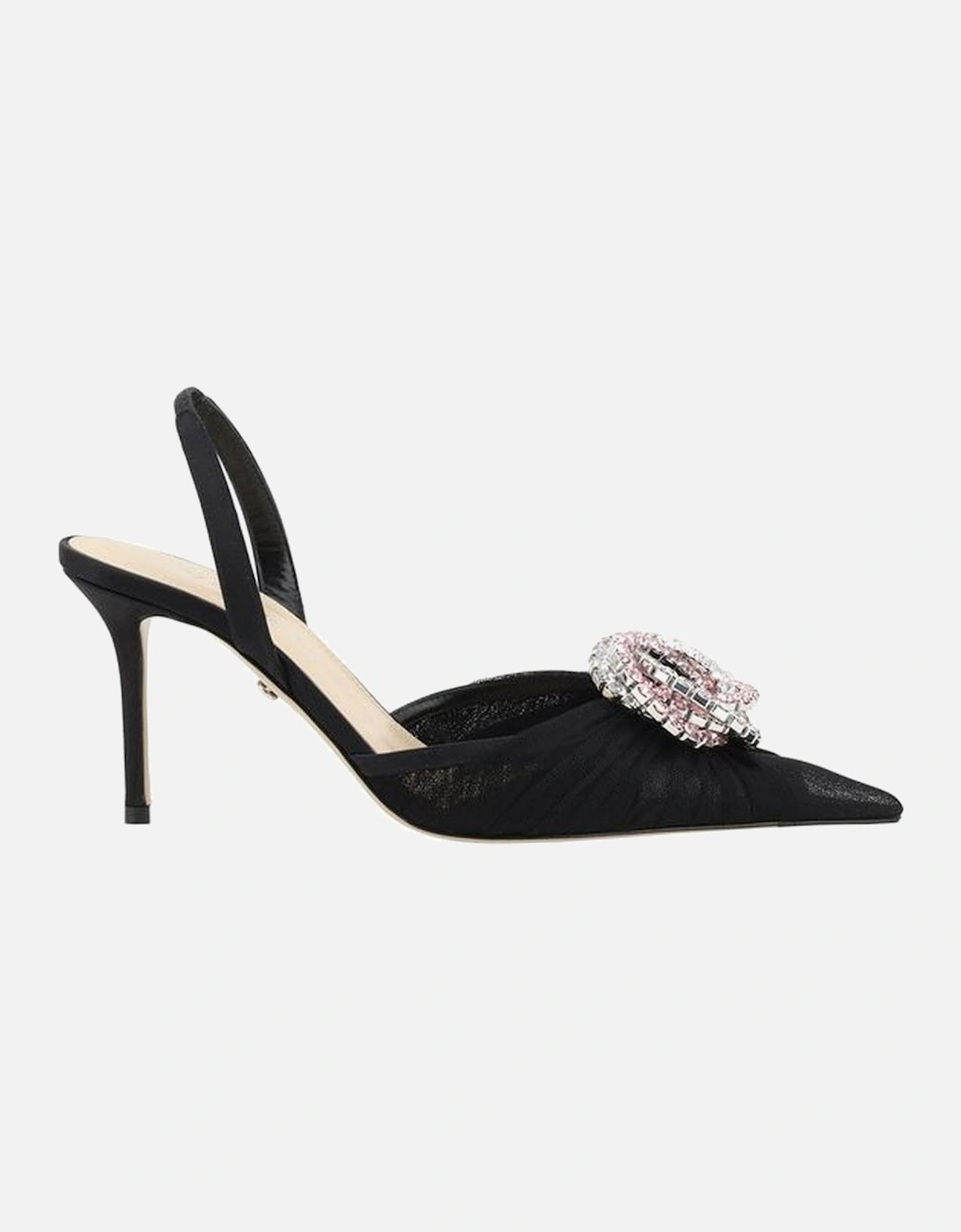 Semi-Transparent Tulle Galaxy Pumps with Rhinestones Women - Black, 5 of 4