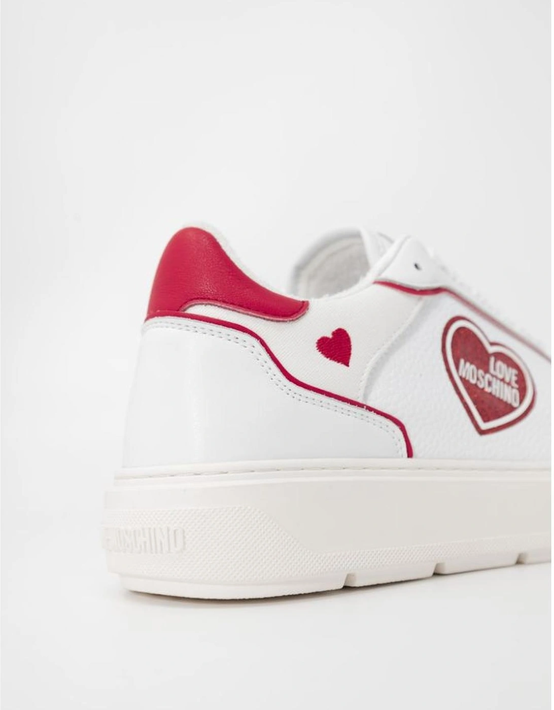 Womens Sneakers with 4cm Heel Height - Red