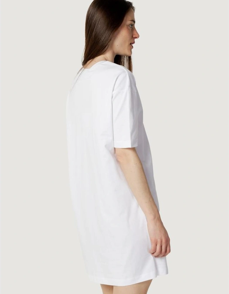 Cotton Short Dress Women - White Dresses
