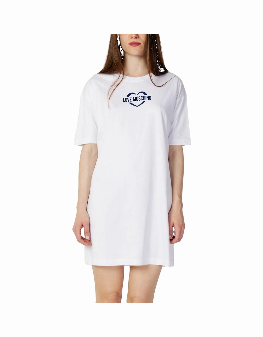 Cotton Short Dress Women - White Dresses, 6 of 5