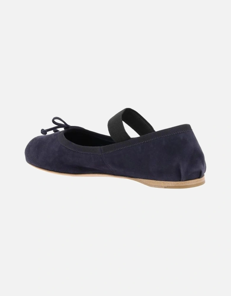 Suede Ballerinas Women - Blue Flats