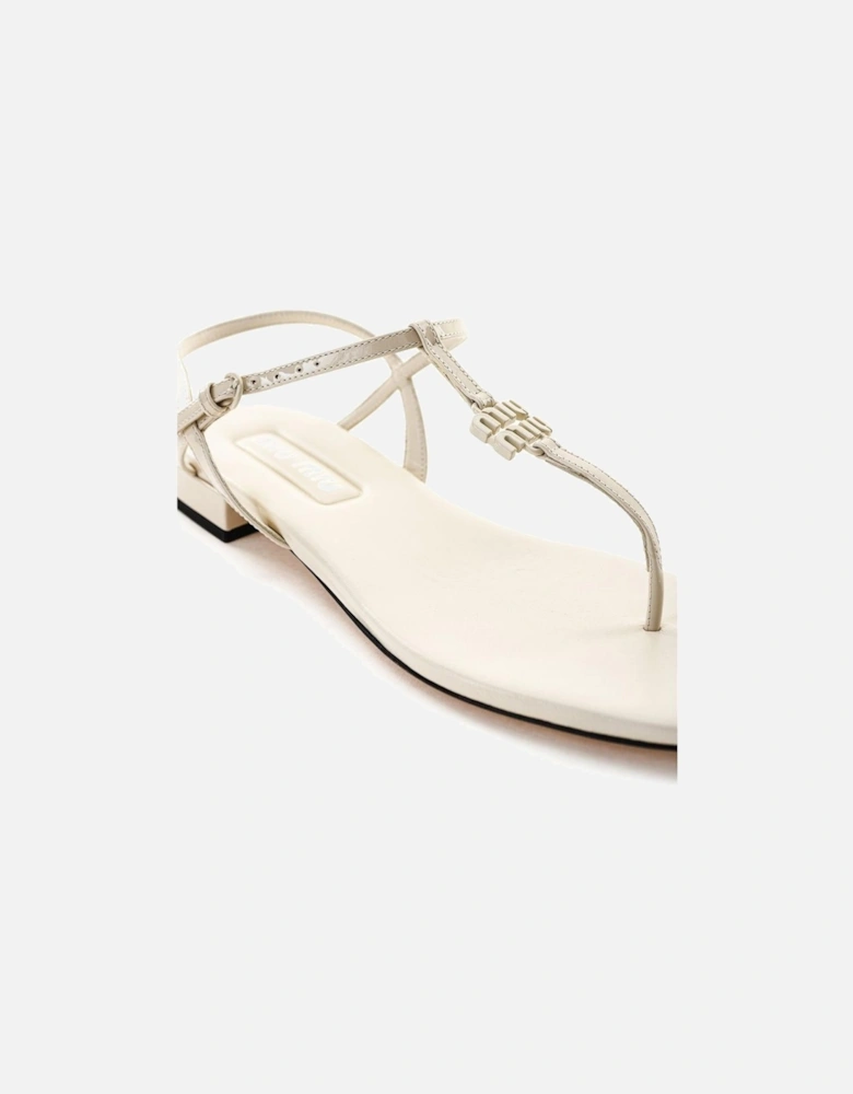 Beige Vernice Sandal Women