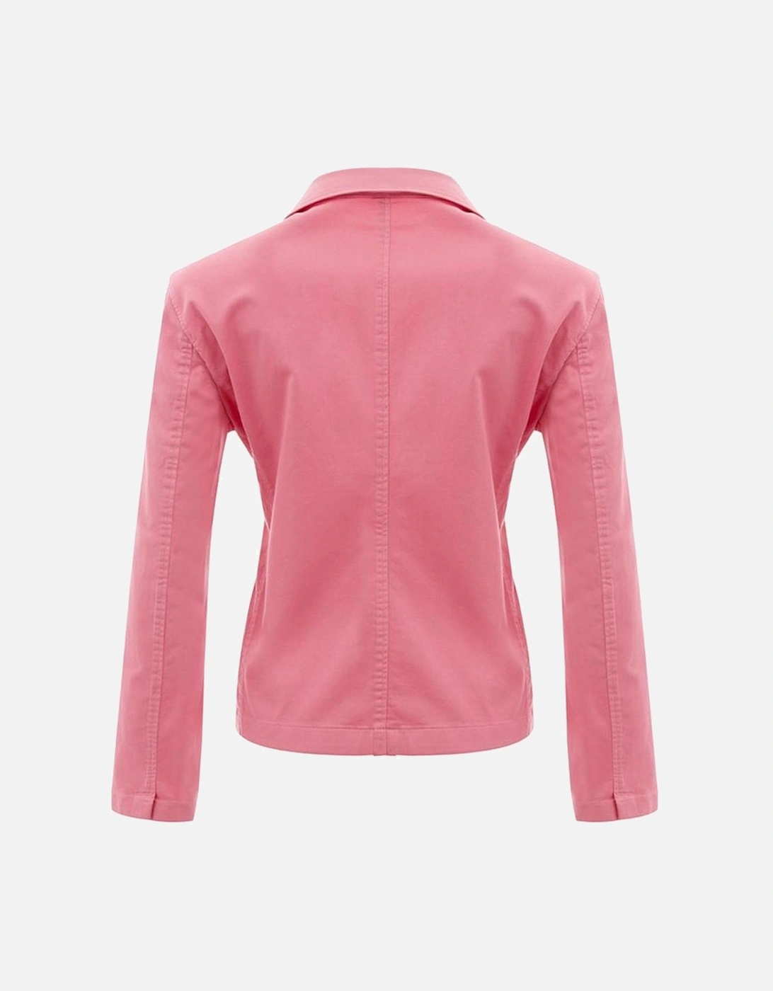 Elegant Tailored Cotton Jacket Women - Pink Jackets