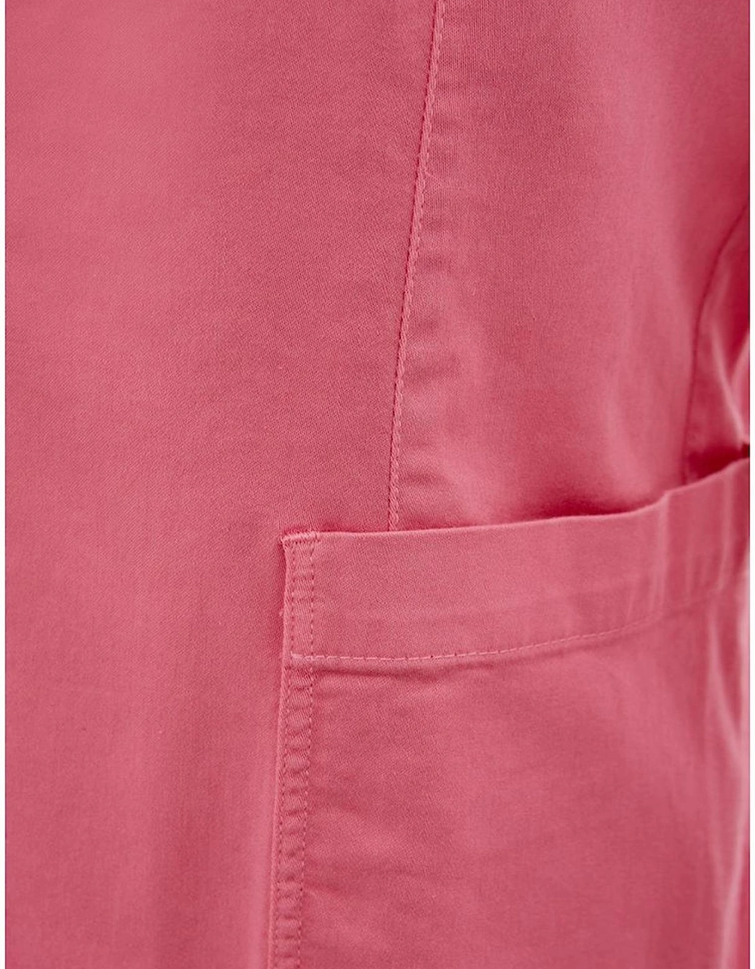 Elegant Tailored Cotton Jacket Women - Pink Jackets