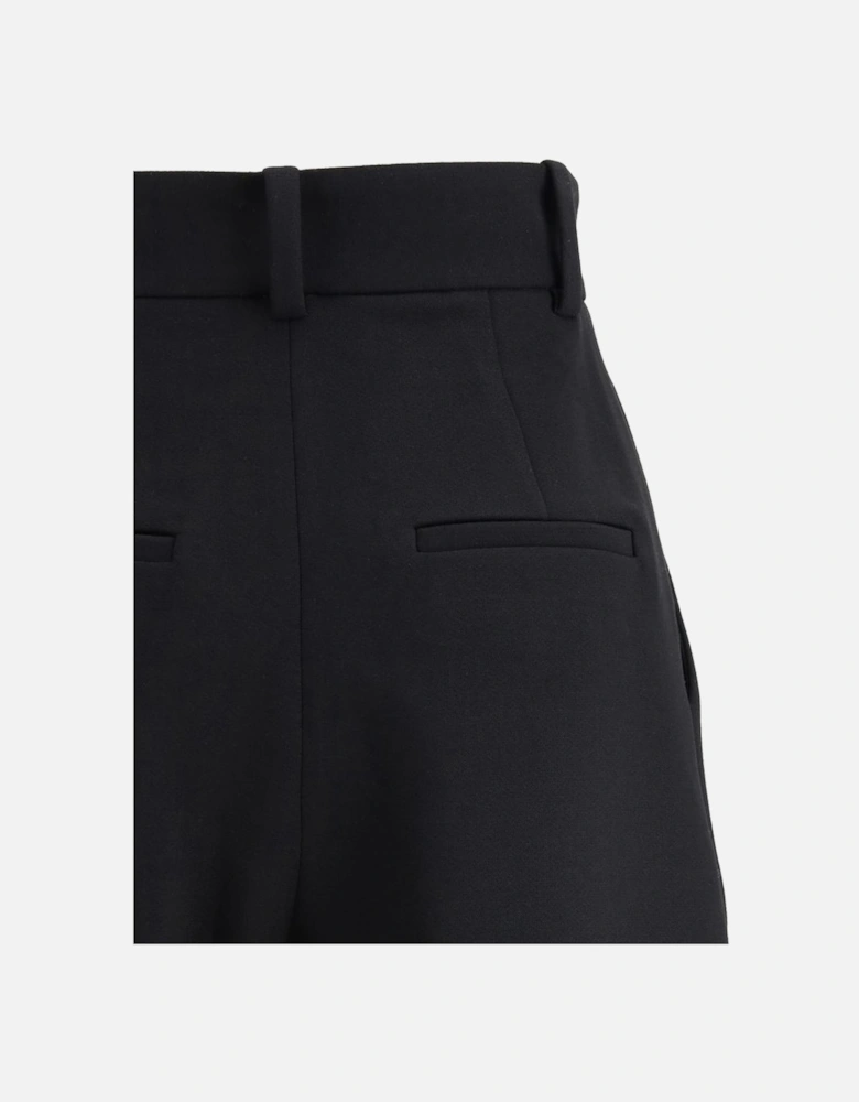 High-Waisted Barrel Leg Elegant Pants Women - Black Jeans