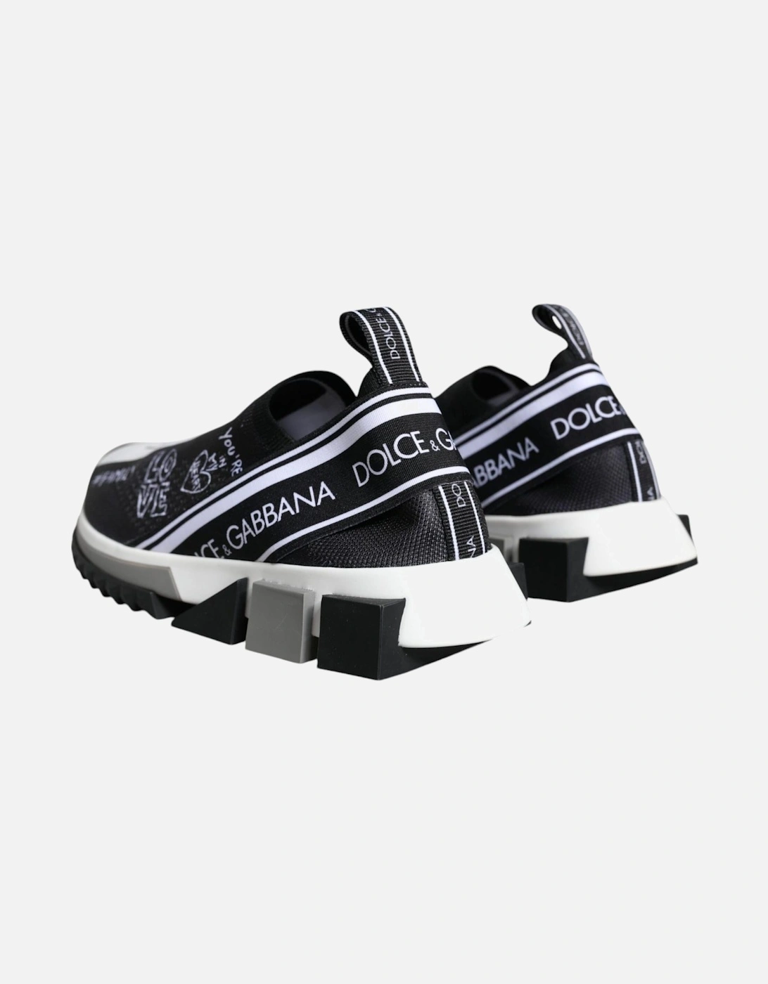 Black White Sorrento Low Top Sneakers Shoes Women - Black And White