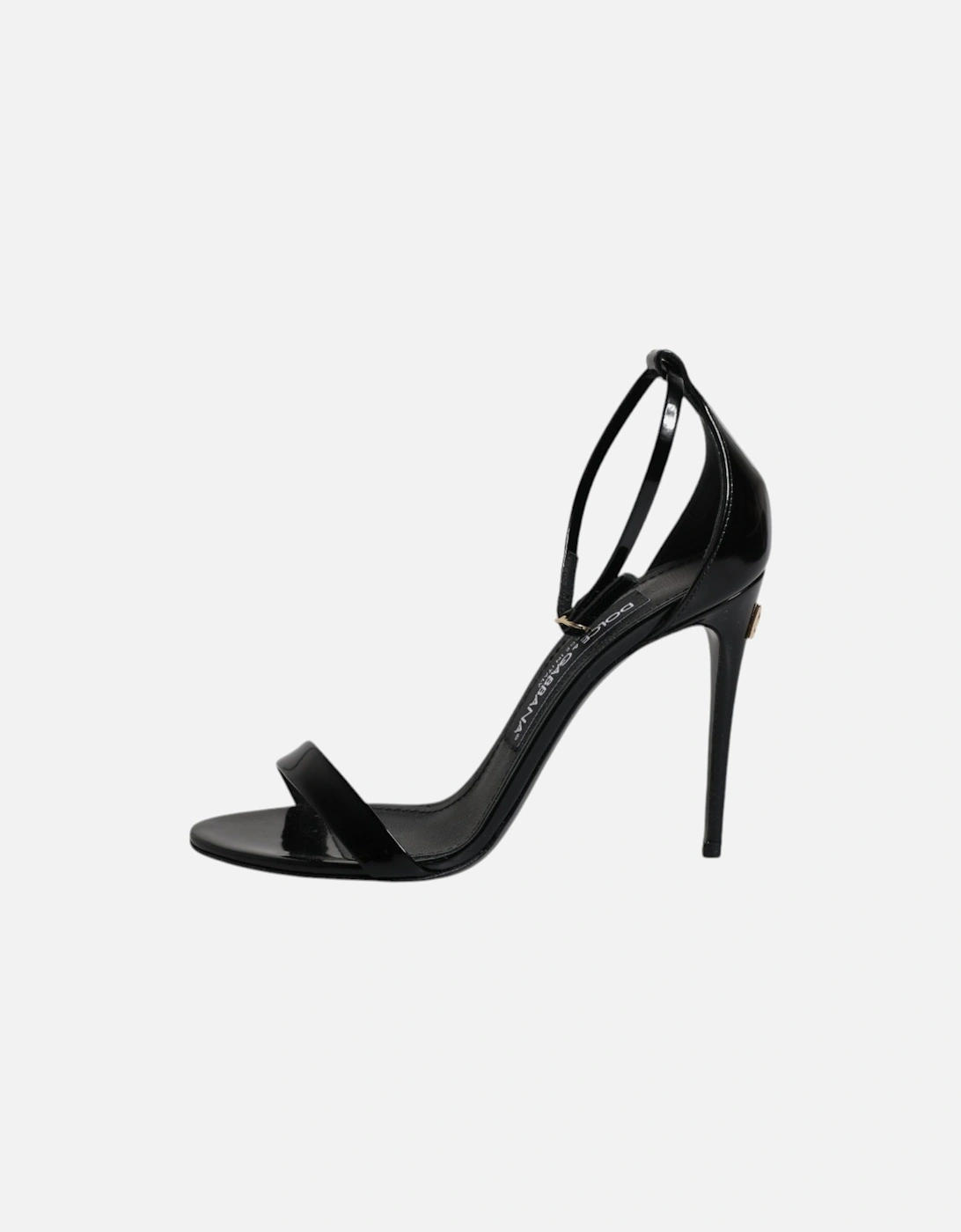 Black KEIRA Heels Ankle Strap Sandals Shoes Women