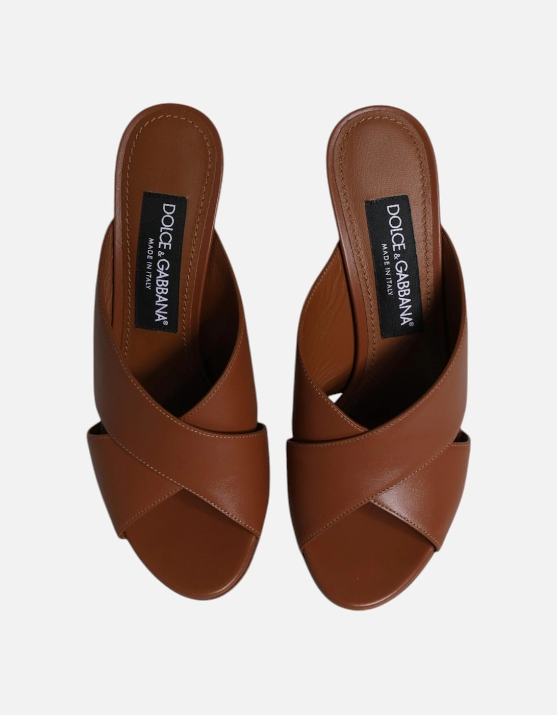 Maroon Logo KEIRA Leather Slides Sandals Shoes Women