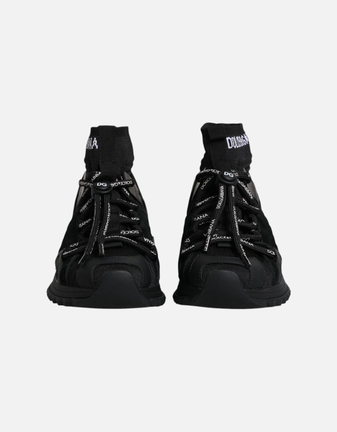 Black Sorrento Socks Logo Sneakers Shoes Women