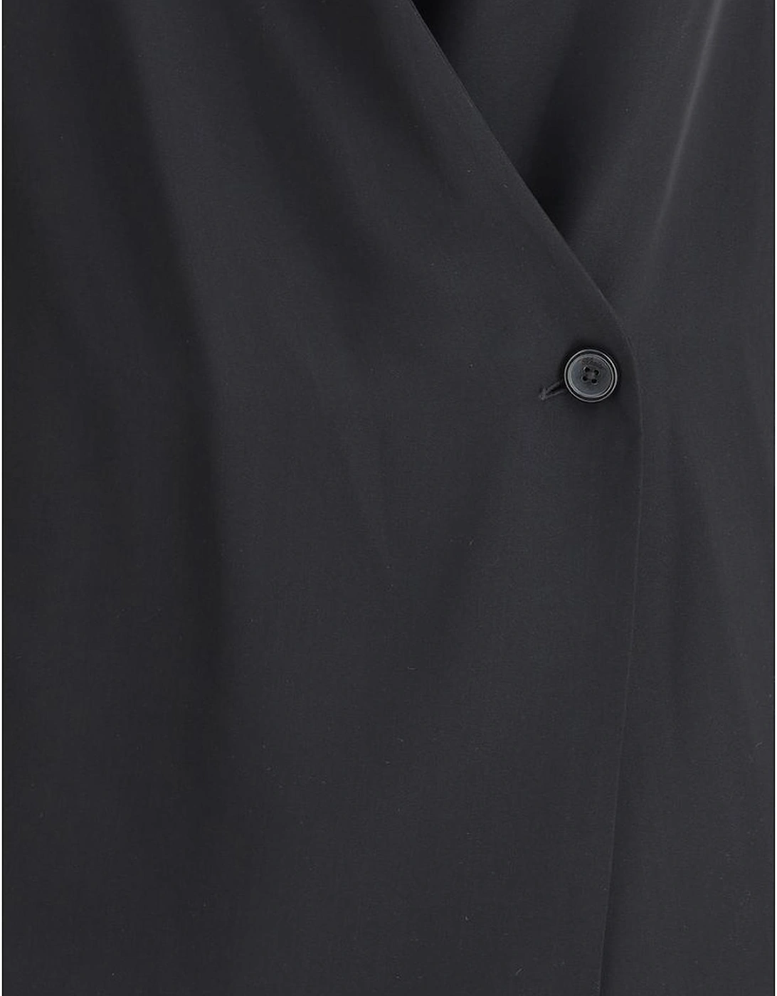 Silk Ashton Shirt with Deep Neckline Women - Black