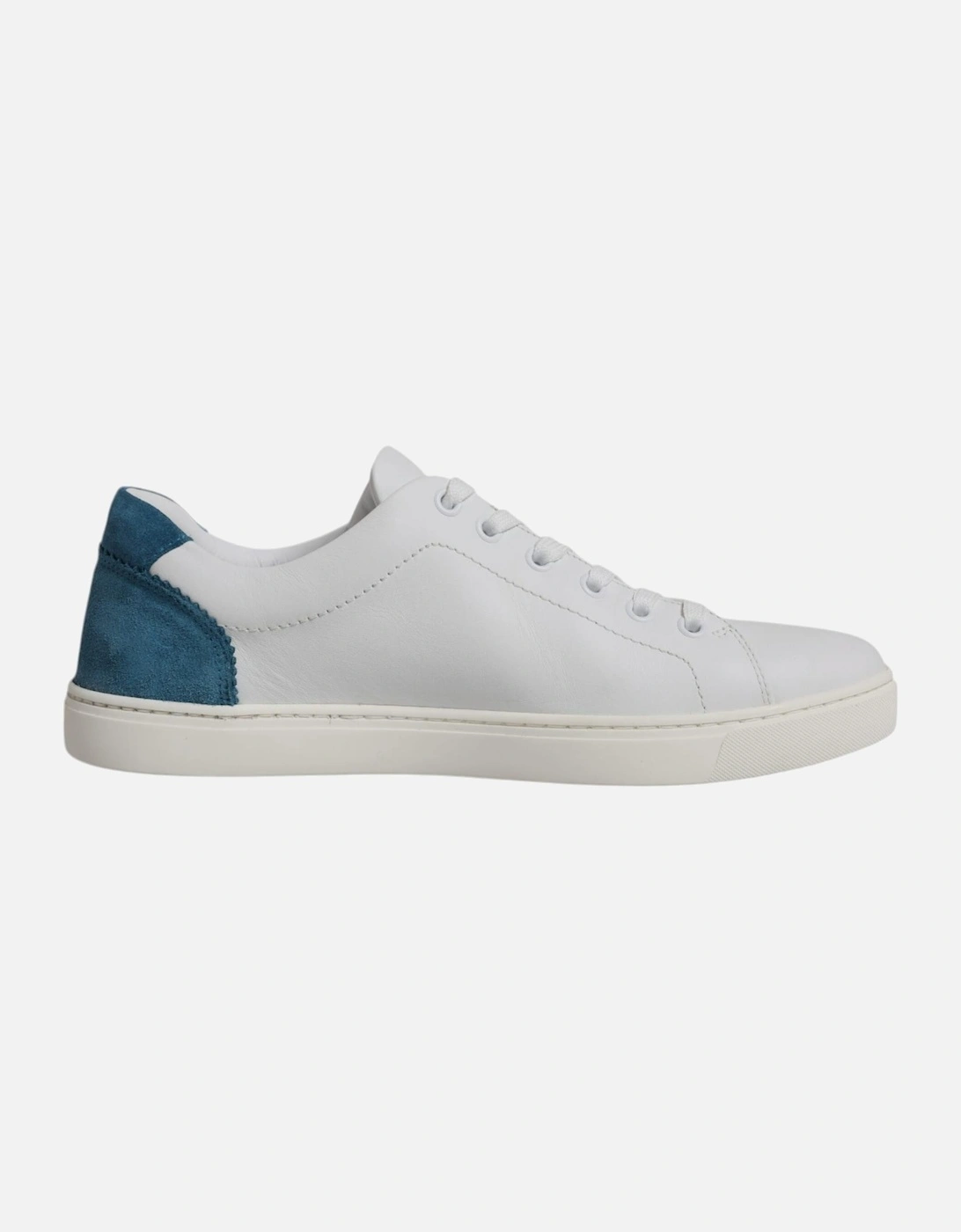 Low Top Calf Leather London Sneakers Women - Blue And White, 7 of 6