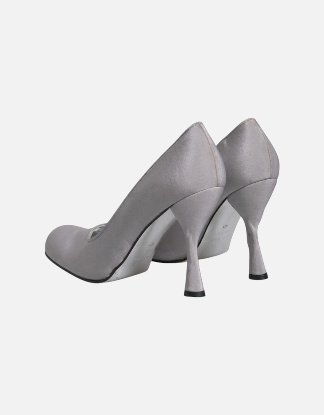 Gray Suede Leather High Heel Pumps Shoes Women