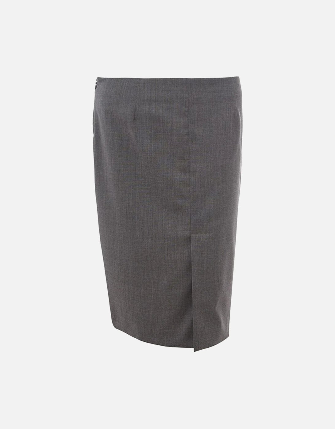 Chic Wool Pencil Skirt Women - Gray, 7 of 6