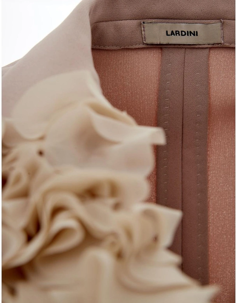 Elegant Italian Craftsmanship Gray Jacket Women Jackets