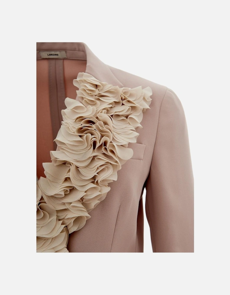 Elegant Italian Craftsmanship Gray Jacket Women Jackets