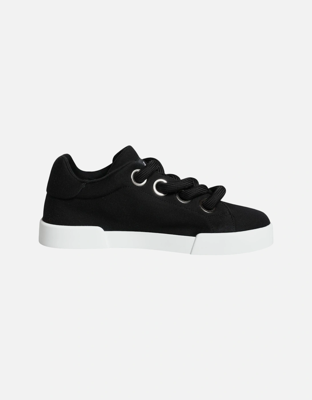 Black White Portofino Low Top Sneakers Shoes Women - Black And White, 7 of 6