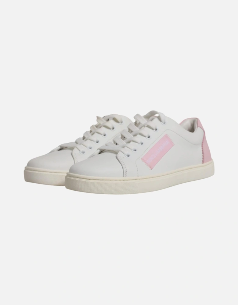 Low Top Calf Leather Classic Sneakers Women - White