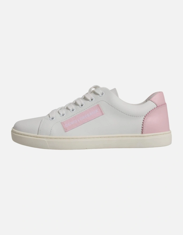 Low Top Calf Leather Classic Sneakers Women - White