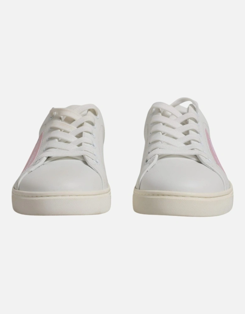 Low Top Calf Leather Classic Sneakers Women - White