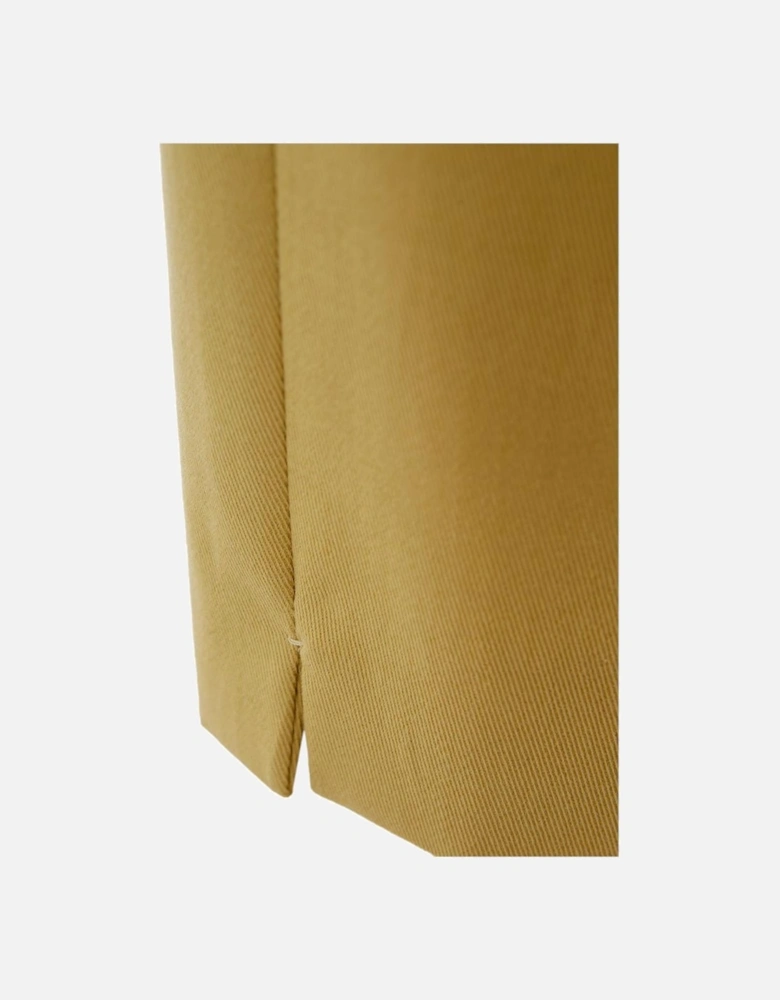 Golden Elegance Cotton Pants Women Jeans