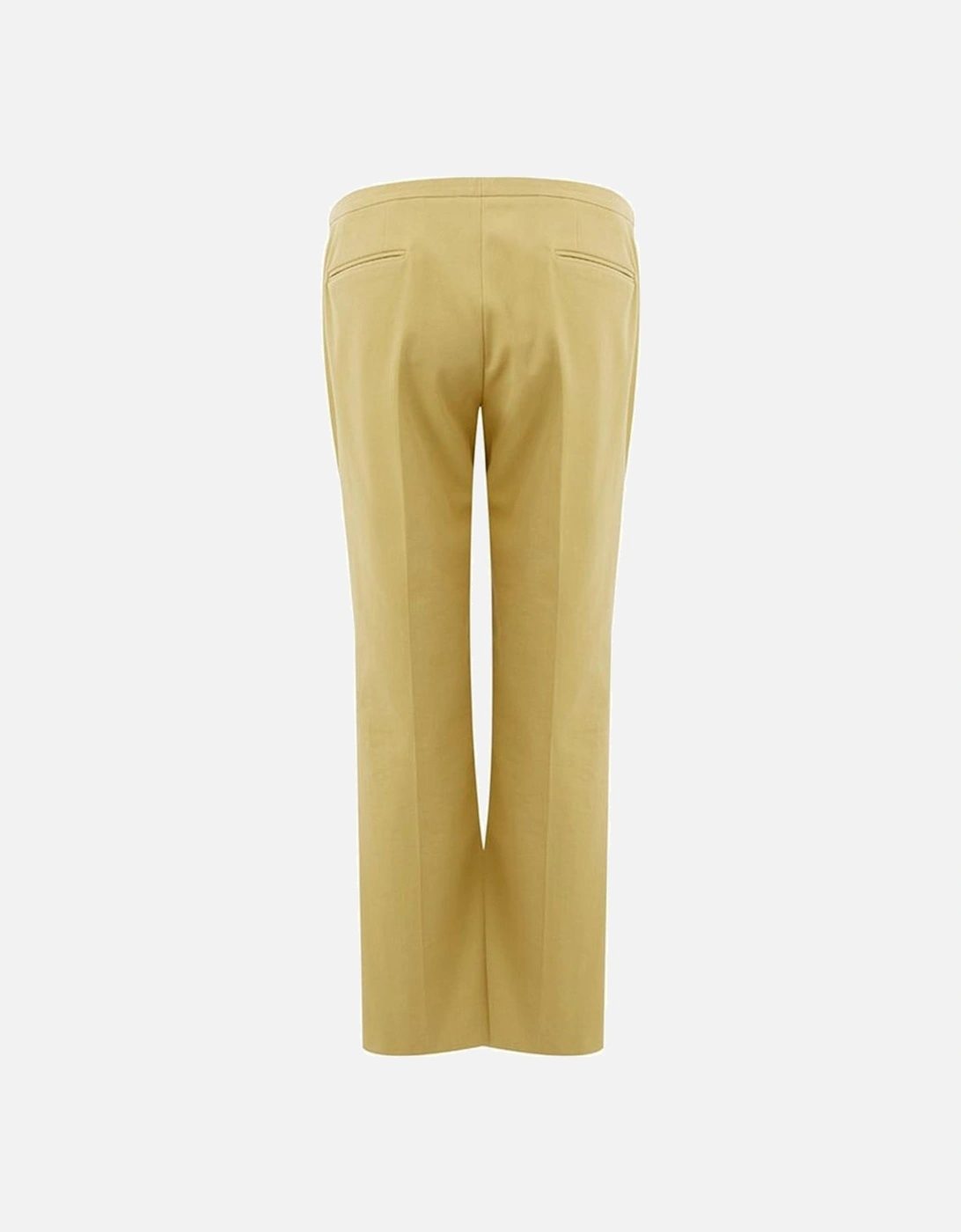 Golden Elegance Cotton Pants Women Jeans