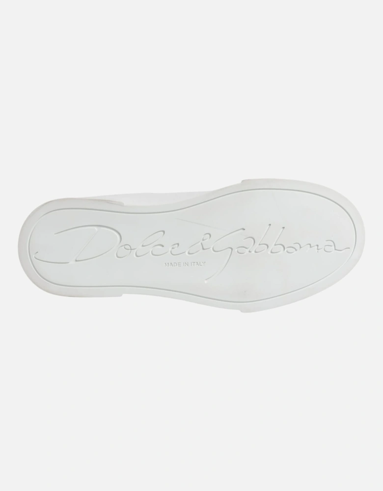 Calf Leather Low-Top Sneaker Shoes Women - Blackwhite