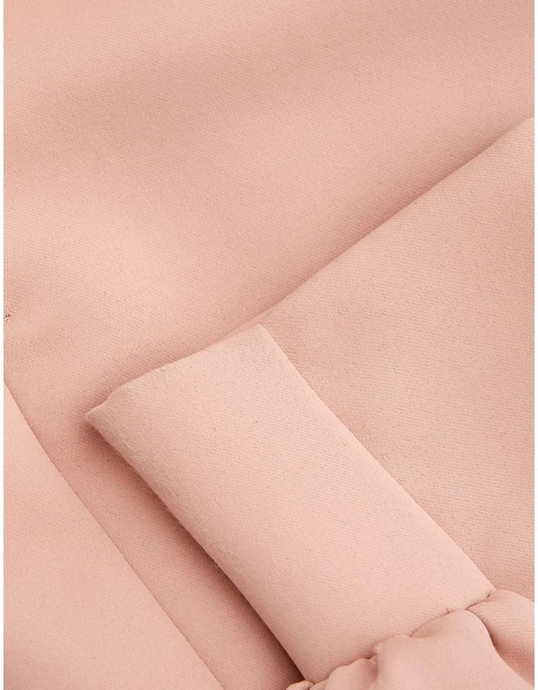 Elegant Tailored High-Waist Pants Women - Pink Jeans