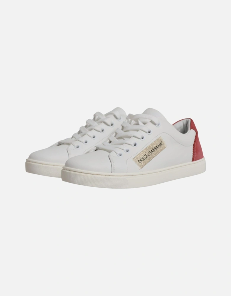 Low Top Calf Leather London Sneakers Women - White