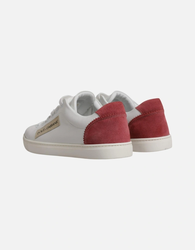 Low Top Calf Leather London Sneakers Women - White