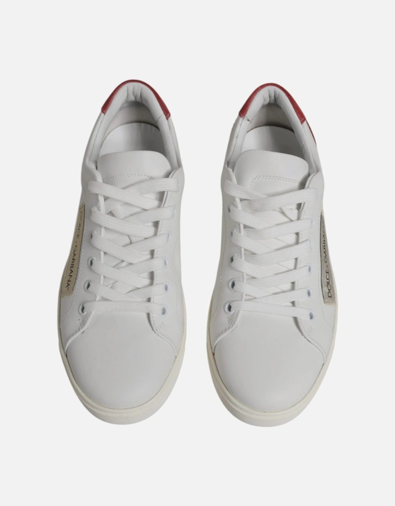 Low Top Calf Leather London Sneakers Women - White