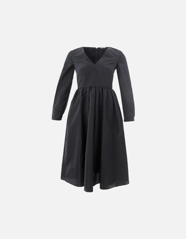 Elegant Sophistication Polyester Dress Women - Black Dresses