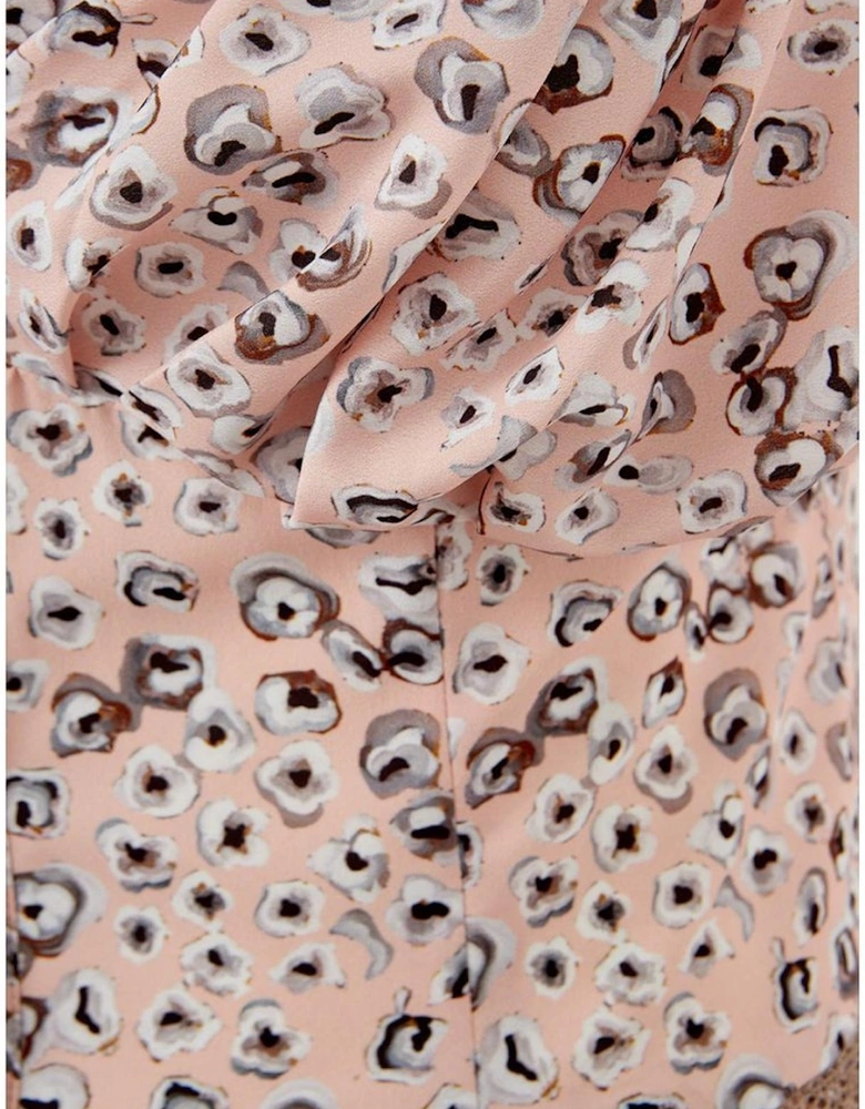 Elegant Acetate Evening Dress Women - Pink Dresses